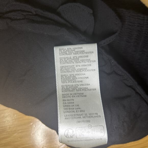 Free People Black One-Shoulder Ruffle Tank Top Edgy Festival Edgy Sz XL - Picture 6 of 6